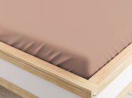 TEXTILOMANIE Stretch microfiber sheet old pink 180 × 200 cm - Bedsheet