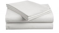 TEXTILOMANIE Cotton sheet white 230 × 240 cm - Bedsheet