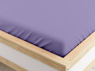 TEXTILOMANIE Jersey sheet Micro purple 180 × 200 cm - Bedsheet