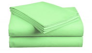 TEXTILOMANIE Cotton sheet light green 140 × 240 cm - Bedsheet