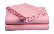 TEXTILOMANIE Bavlnené prestieradlo ružové 140 × 240 cm - Plachta na posteľ