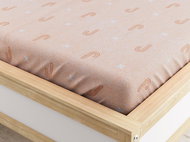 TEXTILOMANIE Flannel sheet Audrey 200 × 220 cm orange - Bedsheet