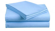 TEXTILOMANIE Cotton sheet Standard light blue 220 × 240 cm - Bedsheet