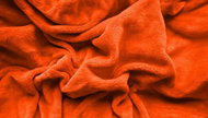 TEXTILOMANIE Microfleece sheet 180 × 200 cm orange - Bedsheet