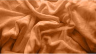 TEXTILOMANIE Microplush sheet 90 × 200 cm brown-orange - Bedsheet