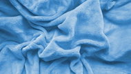 TEXTILOMANIE Microfleece sheet 90 × 200 cm light blue - Bedsheet