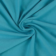 Kvalitex Jersey baby sheet turquoise 60 × 120 cm - Cot sheet