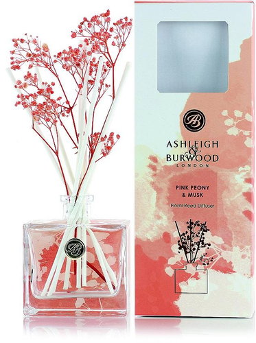 Ashleigh & Burwood PINK PEONY & MUSK IN BLOOM CORAL - Reed Diffuser - Main image