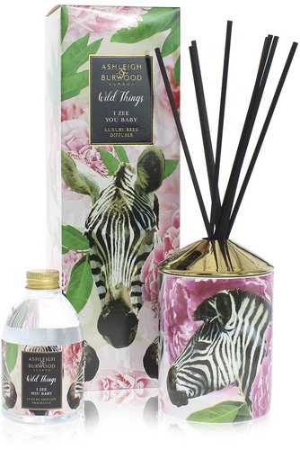 Ashleigh & Burwood WILD THINGS - PEONY 200 ml, I ZEE YOU BABY + - Reed Diffuser - Main image