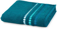 FROTTANA Line Points towel 50 × 100 cm dark turquoise - Towel
