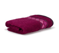 FROTTANA Smooth Waves towel 50 × 100 cm cranberry - Towel