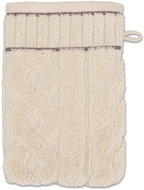 MÖVE Cosy Knits washcloth 15 × 20 cm cashmere - Washcloth