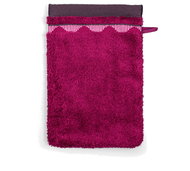 FROTTANA Smooth Waves washcloth 20 x 15 cm cranberry - Washcloth
