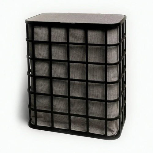 Möve Bamboo black - grey - Laundry Basket - Main image