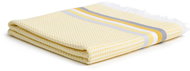 Möve Summer Piquée 90 × 180 cm bílo žlutá - Bath Towel