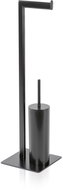 Möve Velvet 2 in 1, black - Free Standing Toilet Roll Holder