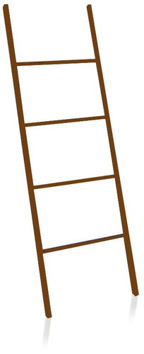 Möve Acacia ladder, 190 cm - Towel Rack - Main image