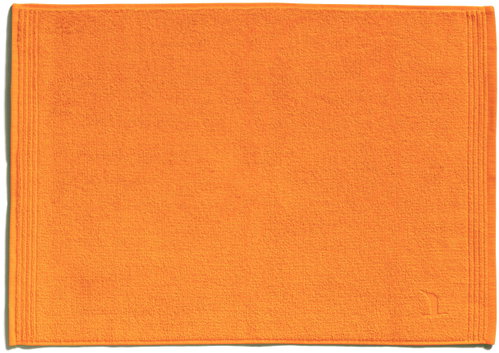 MÖVE Superwuschel terrycloth bath mat 50 × 70cm, orange - Bath Mat - Main image
