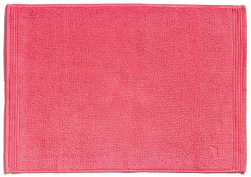 MÖVE Superwuschel terrycloth bath mat 50 × 70cm, coral - Bath Mat - Main image