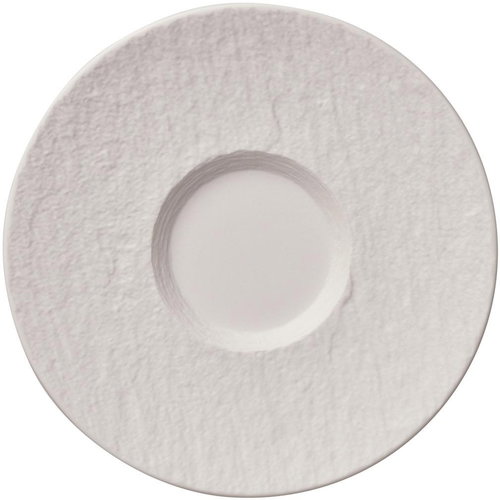 VILLEROY & BOCH MANUFACTURE ROCK BLANC White coffee cup saucer XL - Saucer - Main image