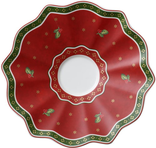 VILLEROY & BOCH TOY'S DELIGHT Christmas cup saucer for white coffee - Saucer - Main image