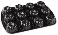 NORDIC WARE Mini bundt cake mould 12 pcs graphite - Baking Mould