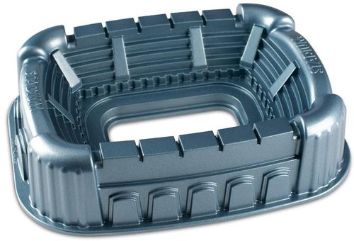 NORDIC WARE Baking mould in the shape of a football stadium grey-blue - Baking Mould - Main image