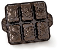 NORDIC WARE Autumn baking tin with 6 moulds dark brown - Baking Mould