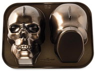 NORDIC WARE Skull-shaped bundt cake mould, dark brown - Baking Mould