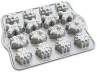 NORDIC WARE Mould for 16 Christmas motifs silver - Baking Mould