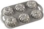 NORDIC WARE Mould for six small Christmas cakes silver - Baking Mould