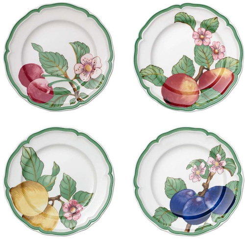 VILLEROY & BOCH FRENCH GARDEN MODERN FRUITS salad 4 pcs - Set of Plates - Main image
