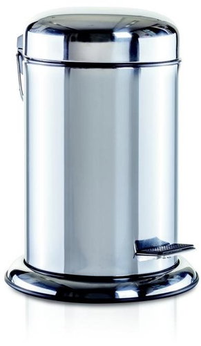 MÖVE PUSH, silver - Rubbish Bin - Main image