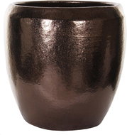 Shishi hnědá metalíza, 28 cm - Decorative Planter