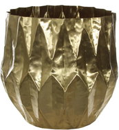 Shishi zlatý prolamovaný, 44 cm - Decorative Planter