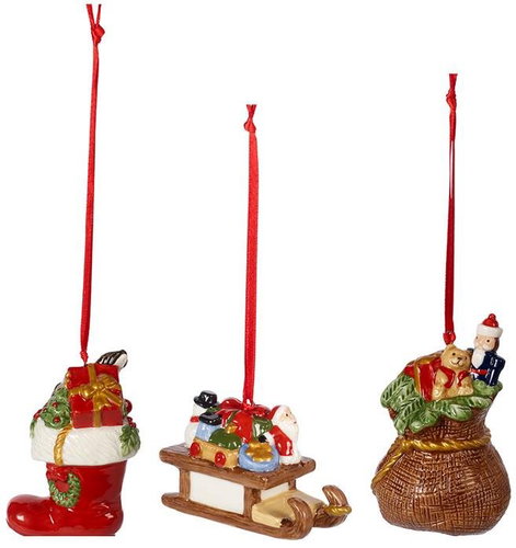 Villeroy & Boch Nostalgic Ornaments dárky 3 ks - Vánoční ozdoby - Main image