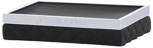 LENE BJERRE PORTIA black - silver, 13 cm - Soap Dish - Main image