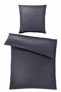Joop! Cornflower set 80×80 cm and 135×200 cm, dark grey (quarz) - Bed Linen
