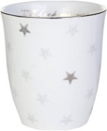 LENE BJERRE Porcelánový pohárek se stříbrným dekorem NORDIC - Hrnek
