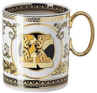 ROSENTHAL VERSACE VIRTUS ALPHABET K Mug with handle - Mug