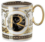 ROSENTHAL VERSACE VIRTUS ALPHABET R Mug with handle - Mug
