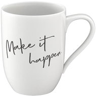 VILLEROY & BOCH Mug with inscription MAKE IT HAPPEN - Mug