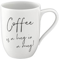 VILLEROY & BOCH Mug with inscription COFFEE IS HUG IN A MUG - Mug