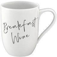 VILLEROY & BOCH Mug with inscription BREAKFAST WINE - Mug