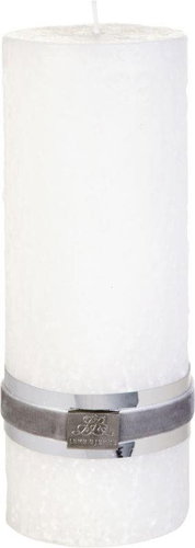 Lene Bjerre Stone white 20 × 7,5 cm - Candle - Main image