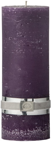 Lene Bjerre Rustic dark purple 20 × 7,5 cm - Candle - Main image