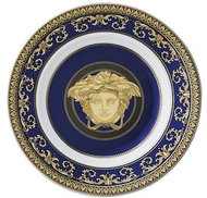ROSENTHAL VERSACE MEDUSA BLUE Wall lamp, 18 cm - Plate