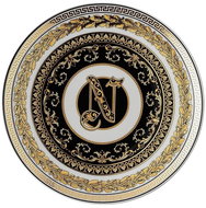ROSENTHAL VERSACE VIRTUS ALPHABET N, 17 cm - Plate