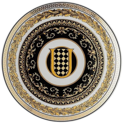 ROSENTHAL VERSACE VIRTUS ALPHABET U, 17 cm - Plate - Main image