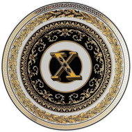 ROSENTHAL VERSACE VIRTUS ALPHABET X, 17 cm - Plate